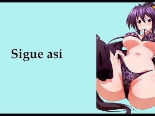 Audio JOI hentai con Akeno de DxD. Ella se rie de tu pene.