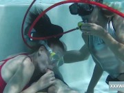 Preview 5 of Underwater blowjob goes two way