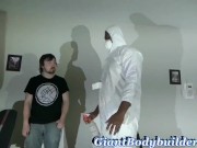 Preview 3 of While being in quarantine average white guy meet the tallest giant black dude