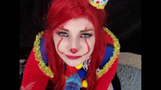  Clown Takes HUGE Creampie By LARGE Bad Dragon Toy Full Video thumbnail