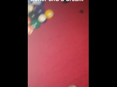 Playing pool with my dick. Shot #2