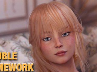 blonde, role play, 60fps, 3dcg