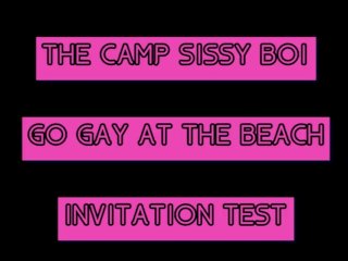 El Campamento Sissy Comentario De La Prueba De Invitación Boi Si Lo Completa Para Conseguir que Chupa Uno Grande