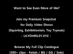 Hitachi Masturbation in Swimsuit and Sneakers