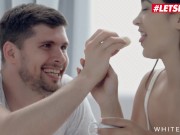 Preview 1 of WhiteBoxxx - Ginebra Bellucci Gorgeous Spanish Teen Sensual Morning Sex With Lover - LETSDOEIT