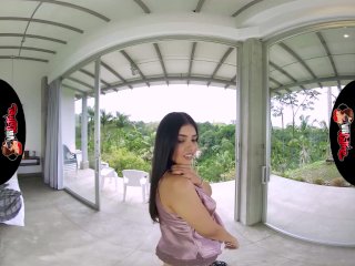 VRLatina - Pretty Latin Girl_Next Door Masturbate Then Rides YourCock
