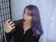 Preview 6 of Deepthroat And Massive Double Throatpie Massive Cum Swallow Bad Dragon Hardcore