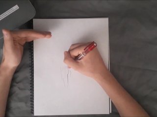 erotic, sketch, hands, naked