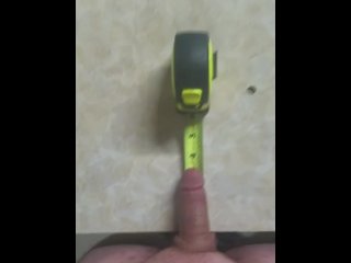 Measuring my soft cock