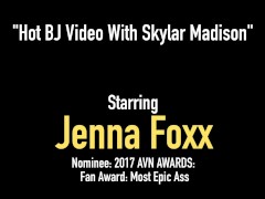 Video Quebec Born Beauty Jenna Foxx Milks Dick With Skylar Madison