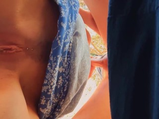 GOOSEBUMPS SUNSHINE_ROMANCE - perfect longhair blonde girlfriend gets fucked intense_in the forrest