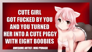 ASMR Of A Girl Being Transformed Into A Pig While You Fuck Her