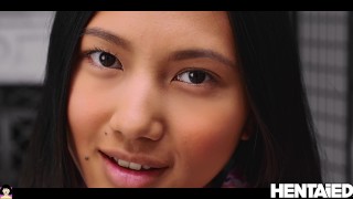 HENTAIED By May Thai Is A Beautiful Asian Teen Who Enjoys Extreme Masturbation