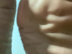 Feet soles wrinkles ebony toes