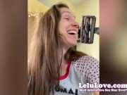 Preview 1 of Homemade babe behind the scenes VLOG POV CUMpilation bloopers JOI femdom SPH and more - Lelu Love