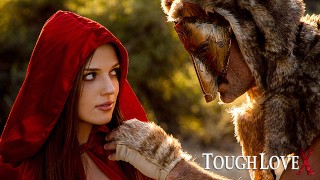 Scarlett Mae Meets Red Riding Hood In TOUGHLOVEX