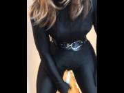 Preview 5 of Orgasm Series 3 (female mask, pantyhose, trans, crossdress, mask, transformation, shemale, kinky)