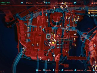 Exploring Cyberpunk 2077 Street route Part Two Vgoes nude forscience!