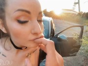 Preview 4 of Stranded In Nature and Fucked On Car - Amateur LiahLou