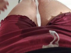 ПОДРОЧИЛА ПАРНЮ ПИСЮ, И ОН ПОПИСЯЛ НА МЕНЯ 16/16