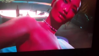 Cyberpunk 2077 sexo con una jugabilidad de hooker asiática 