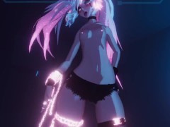 CYBERPUNK NETRUNNER SLUT HACKS YOU THEN USES YOUR BODY