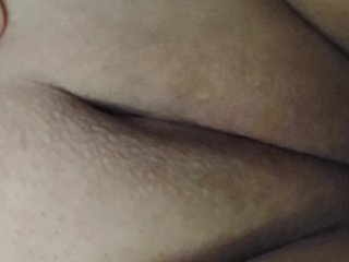 Chubby smooth pussy touching 