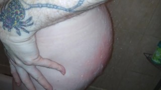 Hot Shower Spanked Ass 