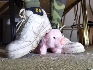 Toy Crushing with Nike AF1 Sneaker (Trailer)