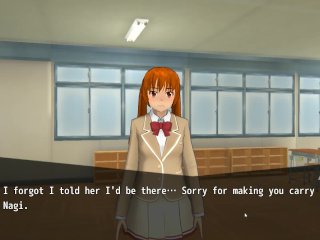 HaremTrigger [JOI Hentai game] Ep.1 Don't step on my penis GalGun2 parody