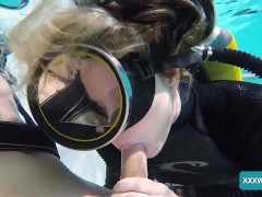 Jason puts his big cock in Monica in the pool