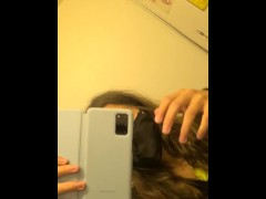 DRIPPING PU$$Y JUICES on an AIRPLANE BATHROOM :) - Screenshot 3 of 16 - Petite