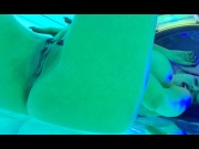 Preview 6 of solarium nude boobs finger play