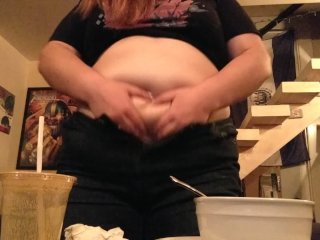 verified amateurs, belly stuffing, belly expansion, bbw belly stuffing