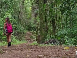 Slut in Public on the Trail without a Condom - Ana Rothbard | XXX Porn - Clips18.Net