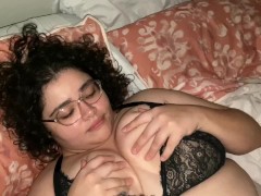 Good strokes sitting on me chubby Latina mixed bad girl smashing me and getting came on fuck party 
