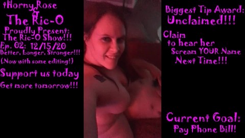 12/15/2020 tHorny Rose & The Rico 2nd Homemade Amateur Movie Huge Cumshot Load BBW Hotwife Big Tits