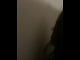 brunette, rough sex, amateur, vertical video