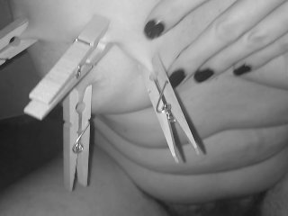 Nipple Clamped Trans Man