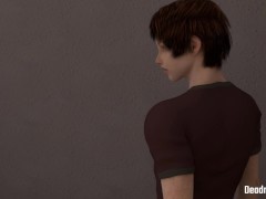 Away From Home Eva Give a Wakeup Blowjob