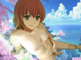 big tits, exclusive, solo female, anime sucking dick