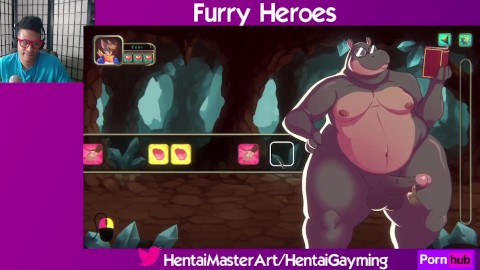 Hung Hippo! Furry Heroes #4 W/HentaiGayming