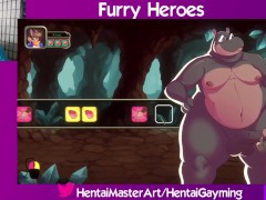 Hung Hippo! Furry Heroes #4 W/HentaiGayming