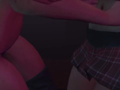 GTA V Two Sexy Lesbian Strippers Lapdance POV Modded