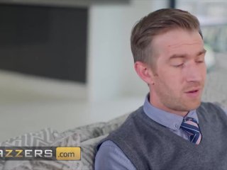 Brazzers - Busty Wife Jasmine Jae Jumps On Her Husband's Friend Big Cock screenshot number 0