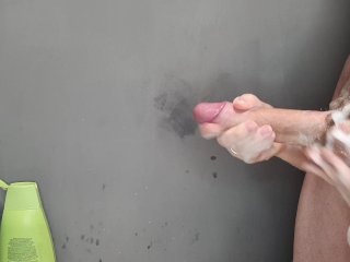 She Helped to_Wash My Cock_in the Shower