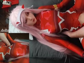 Fucking Zero Two Sex Doll UntilI Cum Deep Inside of_Her Delicious Pussy
