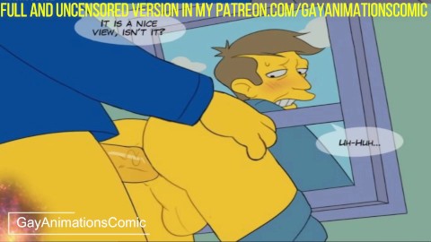 Los Simpsons - - Yaoi Hentai anime gay - Animación gay
