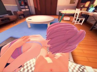 Natsuki getting doggystyle fucked in POV - Doki Doki Literature Club hentai.