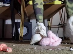 Toy Crushing with Buffalo Boots
